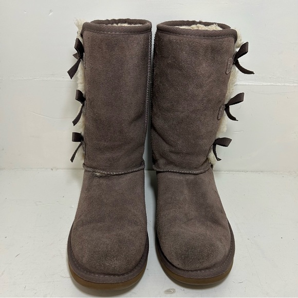 Koolaburra By Ugg Victoria Tall 1020171 Brown Suede Shoes Boot Women Size 5 - Picture 2 of 11